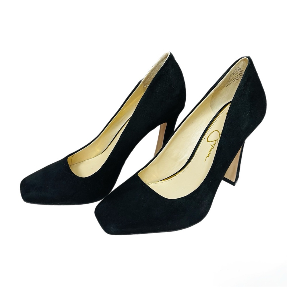 Jessica Simpson Black Suede Pumps